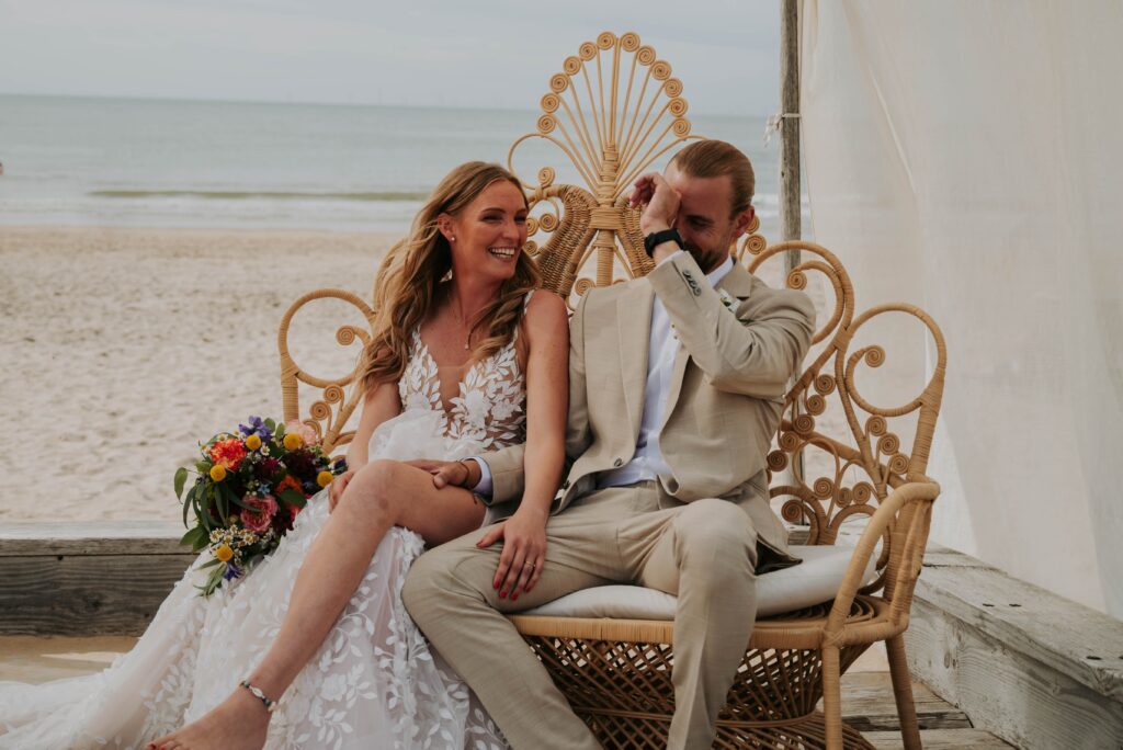 Emotionale freie Trauung am Strand – Strandhochzeit Foto und Video