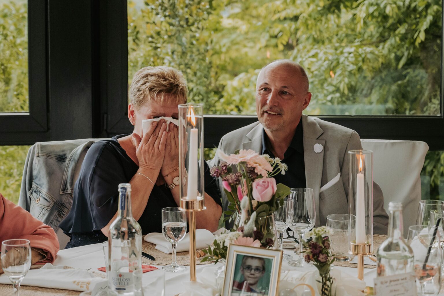 Emotionale Gäste beim Dinner in der Villa Vue Essen